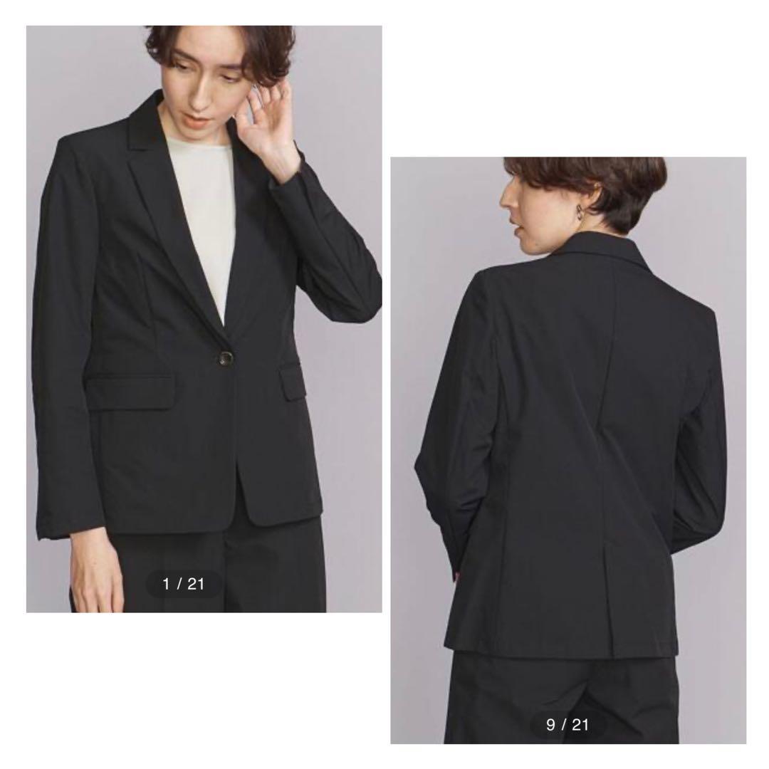 ID ユナイテッドアローズ TECHSTURE スーツ パンツ 洗える 撥水 M