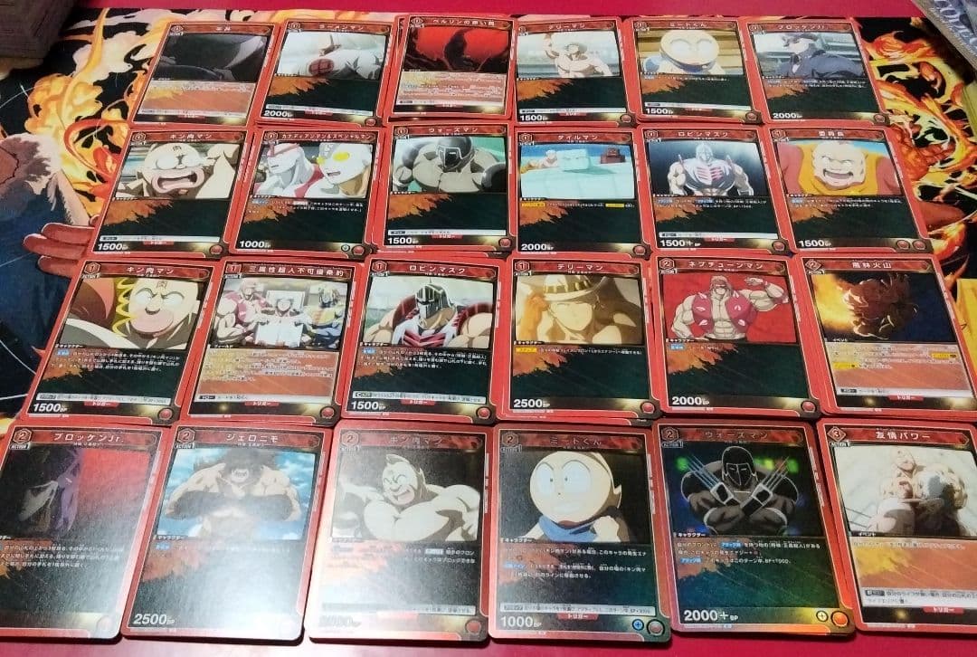 キン肉マン 赤 SR以下 4コン 40種 計160枚 ユニオンアリーナ