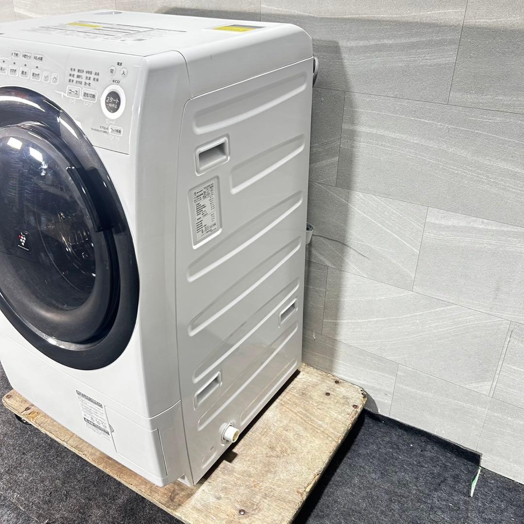 SHARP ドラム式洗濯機 ES-S7F 7kg 2021年製 家電 d4728