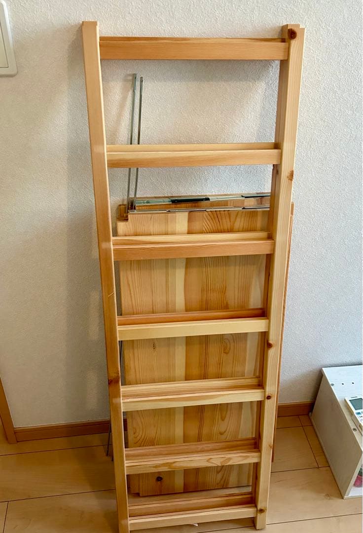 無印良品　パイン材ユニットシェルフ　4段