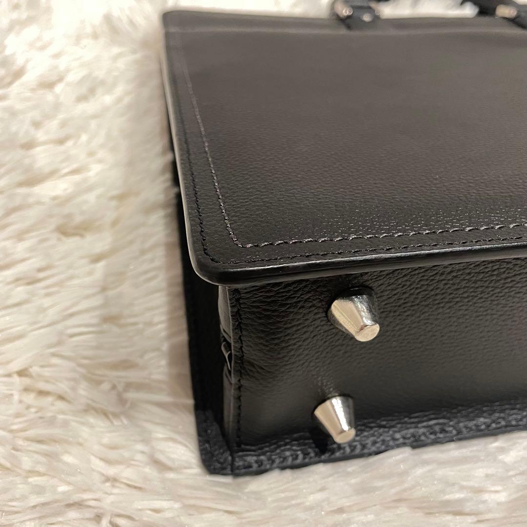 最高級 ランバン 自立型 ブリーフケース ビジネスバッグ A4 レザー メンズ