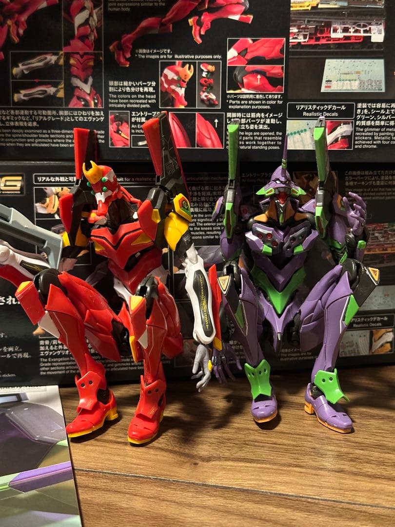 かしすさ RGエヴァンゲリオン3体セット初号機、弐号機、零号機