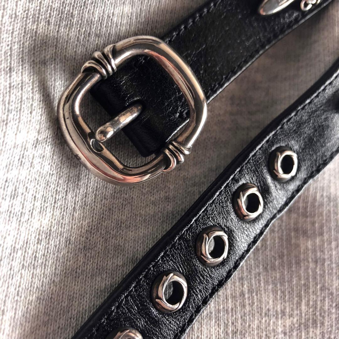 クロムハーツ ダガー付きレザーウォッチベルト