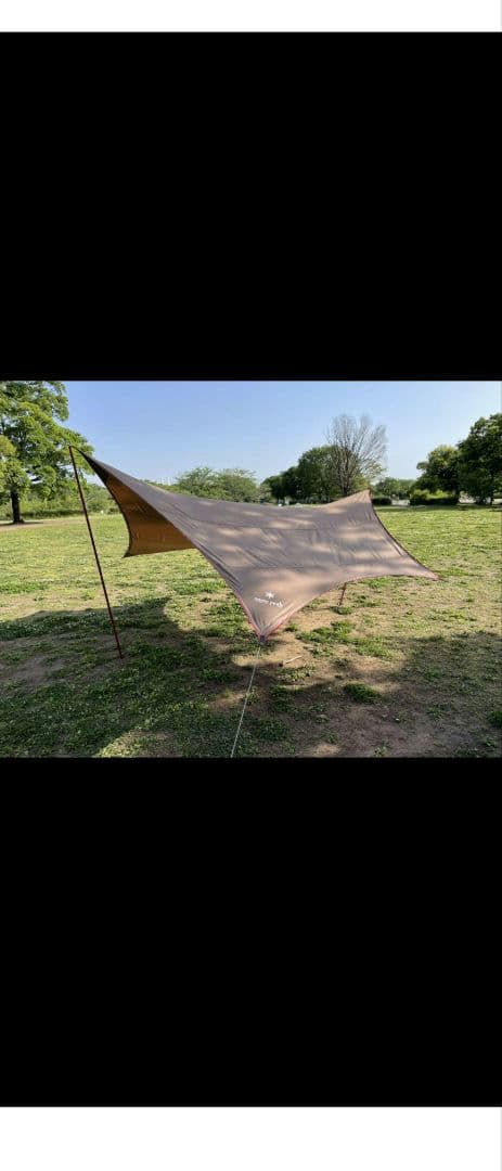 希少 リップストップ スノーピーク HDタープ シールド ヘキサ Pro.S