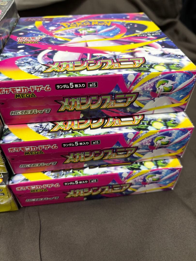 メガドリームex 3Box メガシンフォニア 3Box ポケモンカード　合計6箱