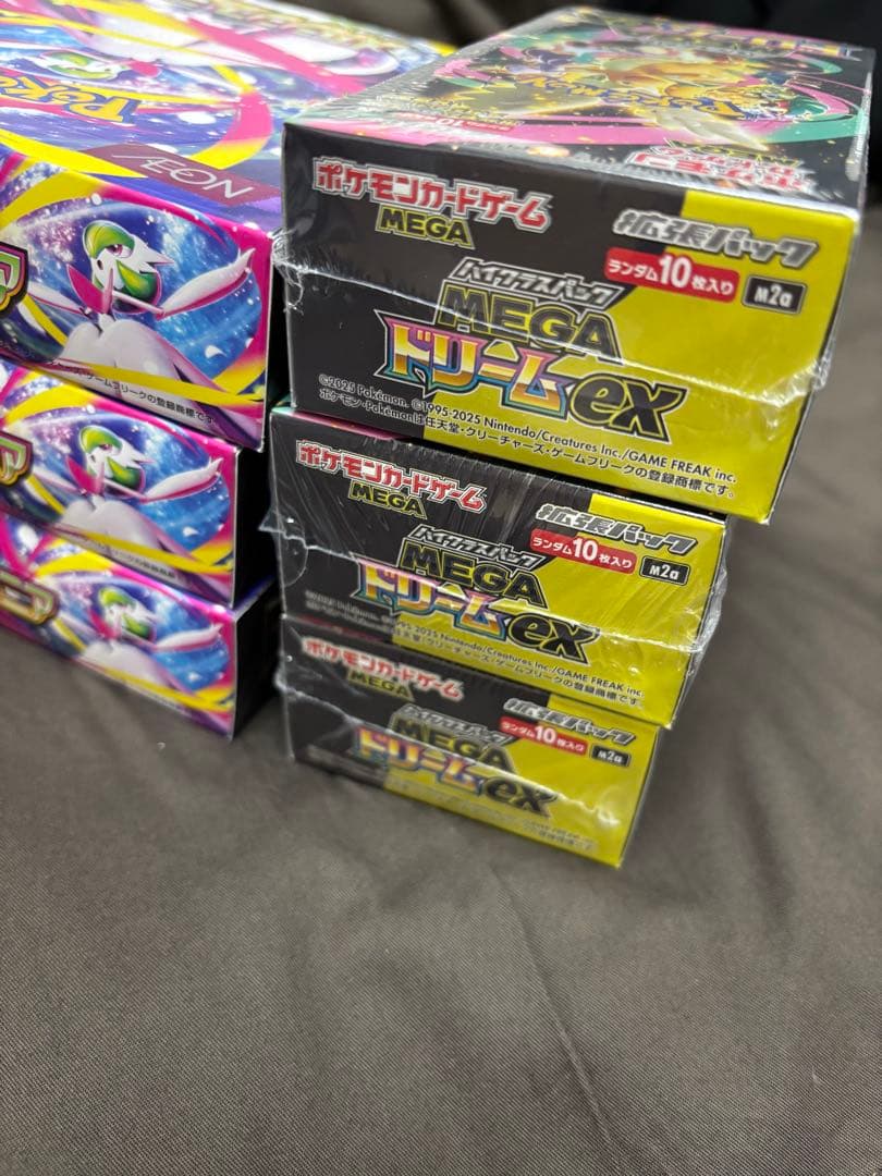 メガドリームex 3Box メガシンフォニア 3Box ポケモンカード　合計6箱