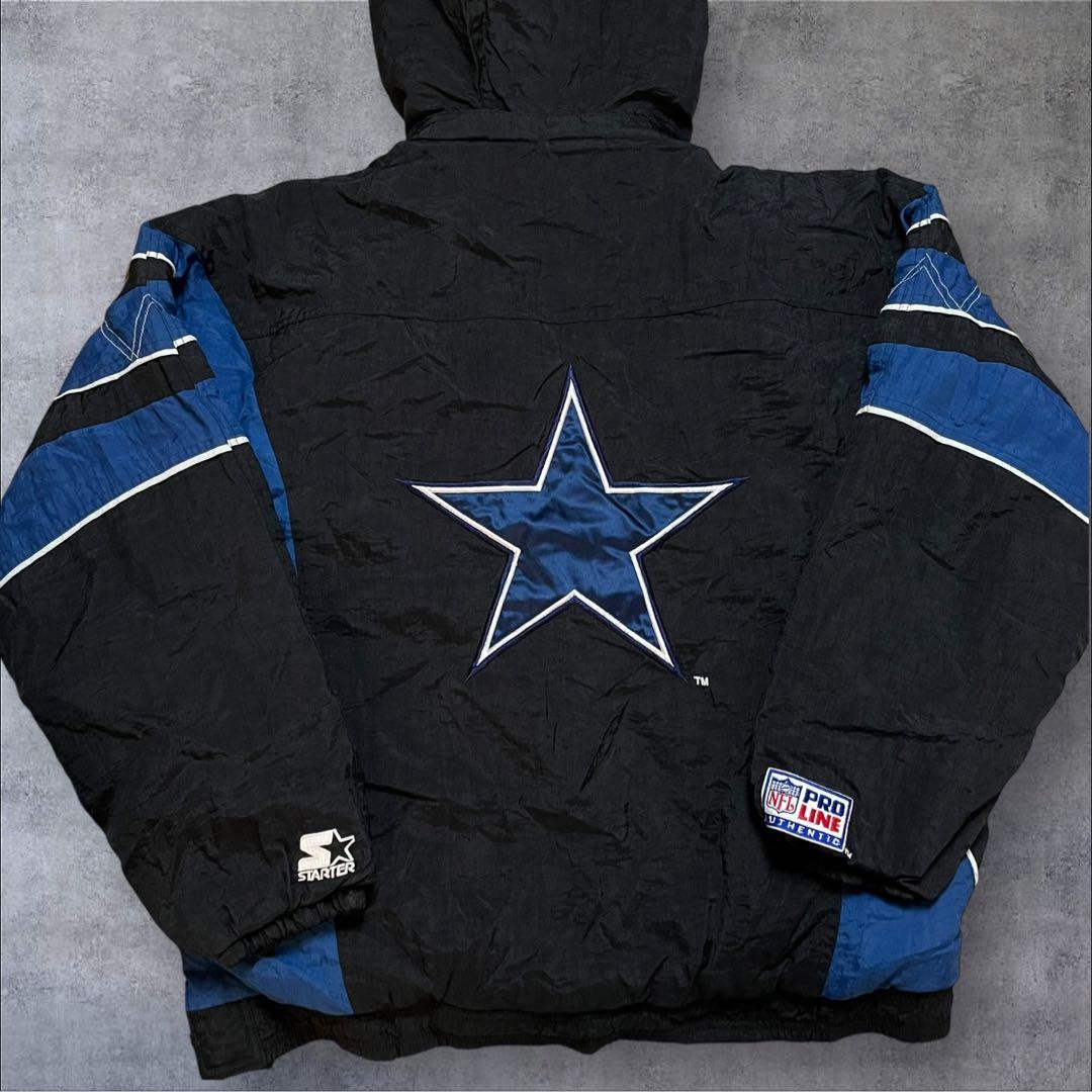 90s STARTER NFL カウボーイズ 中綿 アノラックパーカー