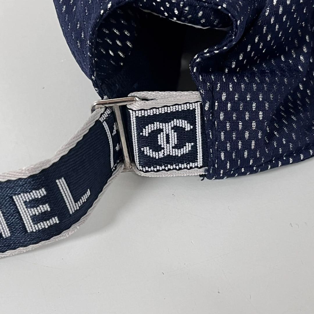 美品 CHANEL シャネルスポーツ メッシュキャップ M ココマーク