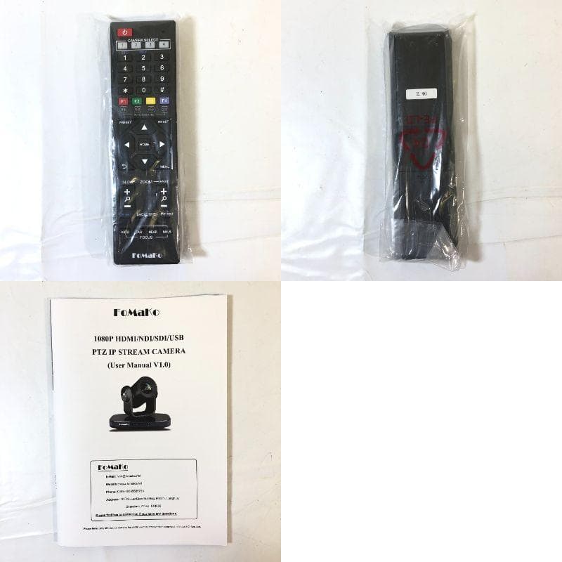 【開封未使用品】 フォマコ AI自動追尾機能付き PTZカメラ ★