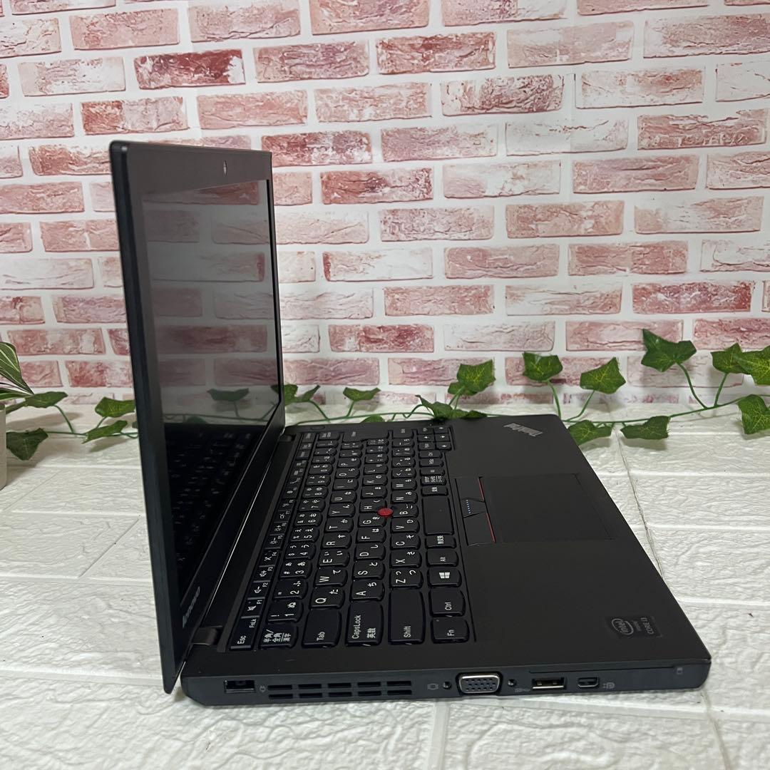 ★中古レノボSSD新品128GB★X250 Win11 カメラノートPC388