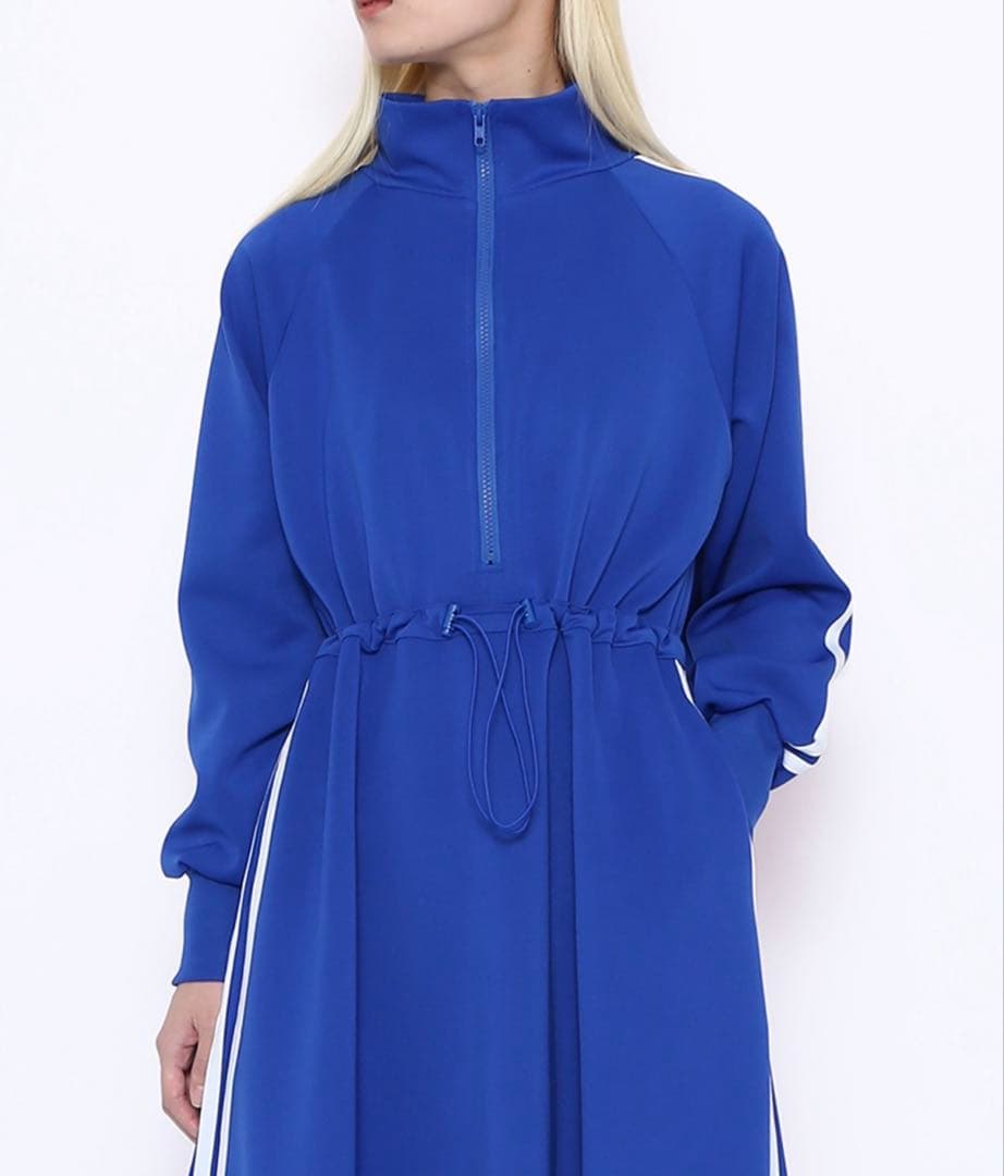 PUNYUS トラックジャージワンピ　ブルー