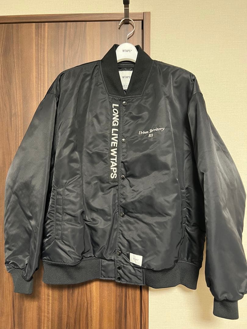 ジャケット・アウター WTAPS TEAM JACKET 03 BLACK