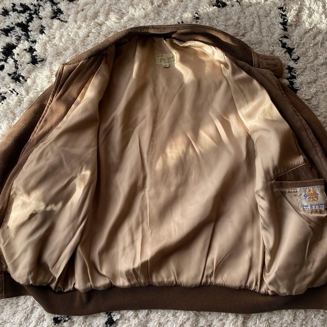 【80s】Golden Bear アメリカ製 スウェード レザージャケット　希少