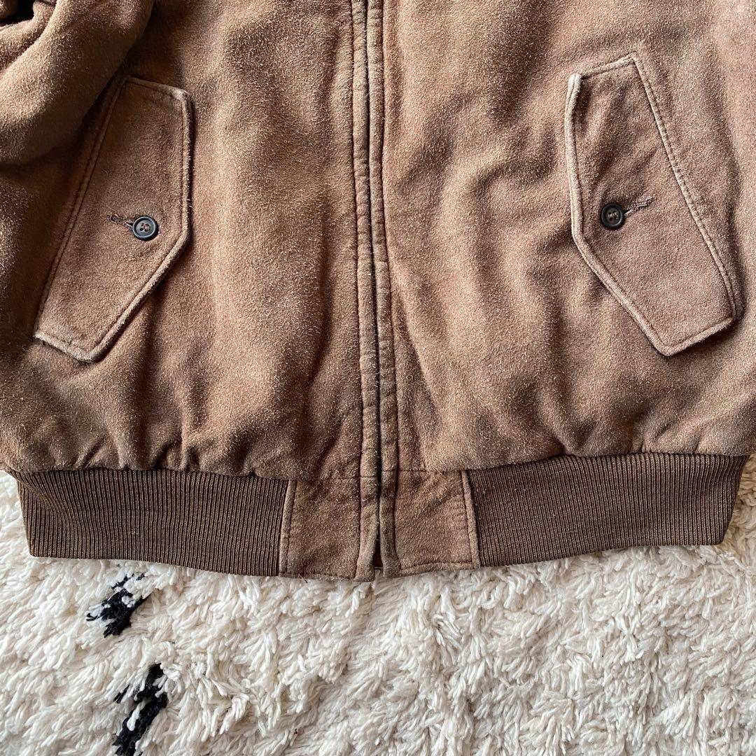 【80s】Golden Bear アメリカ製 スウェード レザージャケット　希少