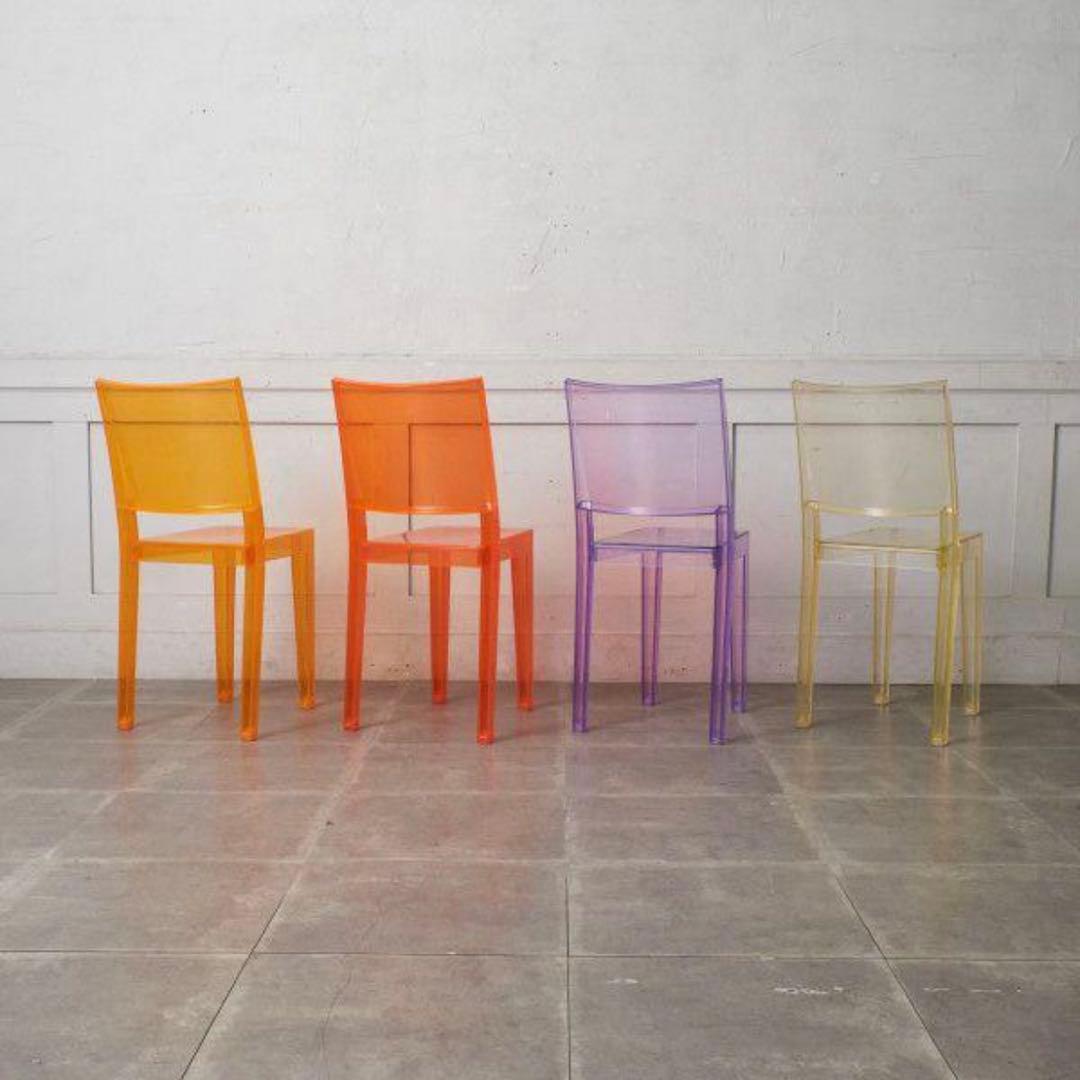 新*ー様 Kartell カルテル　希少　オレンジ　ラ・マリーチェア　ラマリー