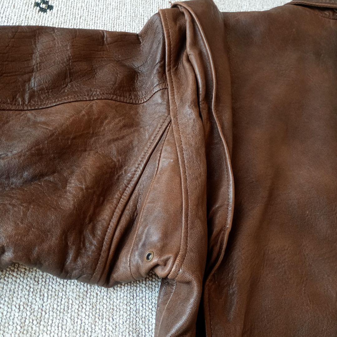 〈ROBO〉 レザージャケット（羊革） Lサイズ　ヴィンテージ品