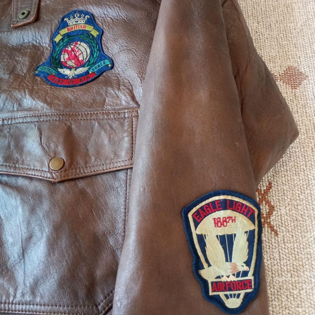 〈ROBO〉 レザージャケット（羊革） Lサイズ　ヴィンテージ品