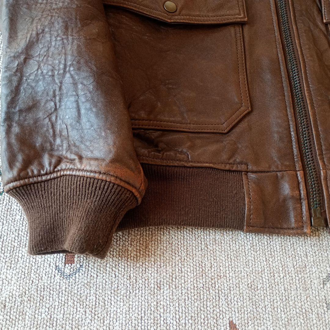 〈ROBO〉 レザージャケット（羊革） Lサイズ　ヴィンテージ品
