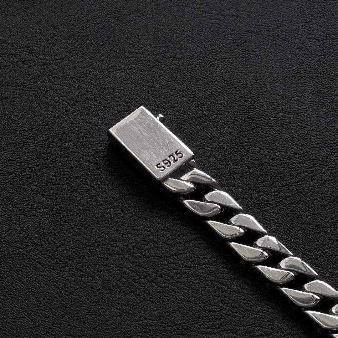 鑑定書付き 50cm シルバー925刻印あり 喜平チェーン ネックレス 重厚