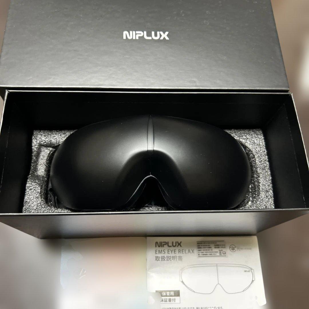 NIPLUX EMS Eye マッサージャー ブラック