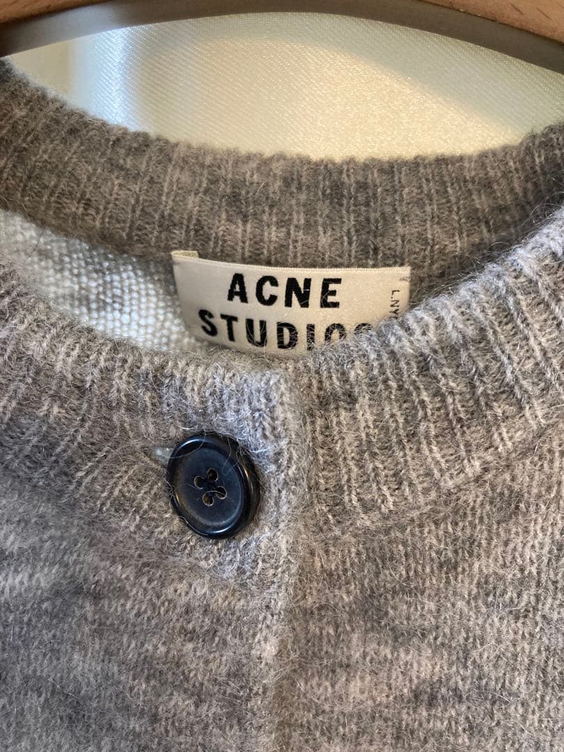 Acne Studios クロップド ショート丈 カーディガン モヘア XS