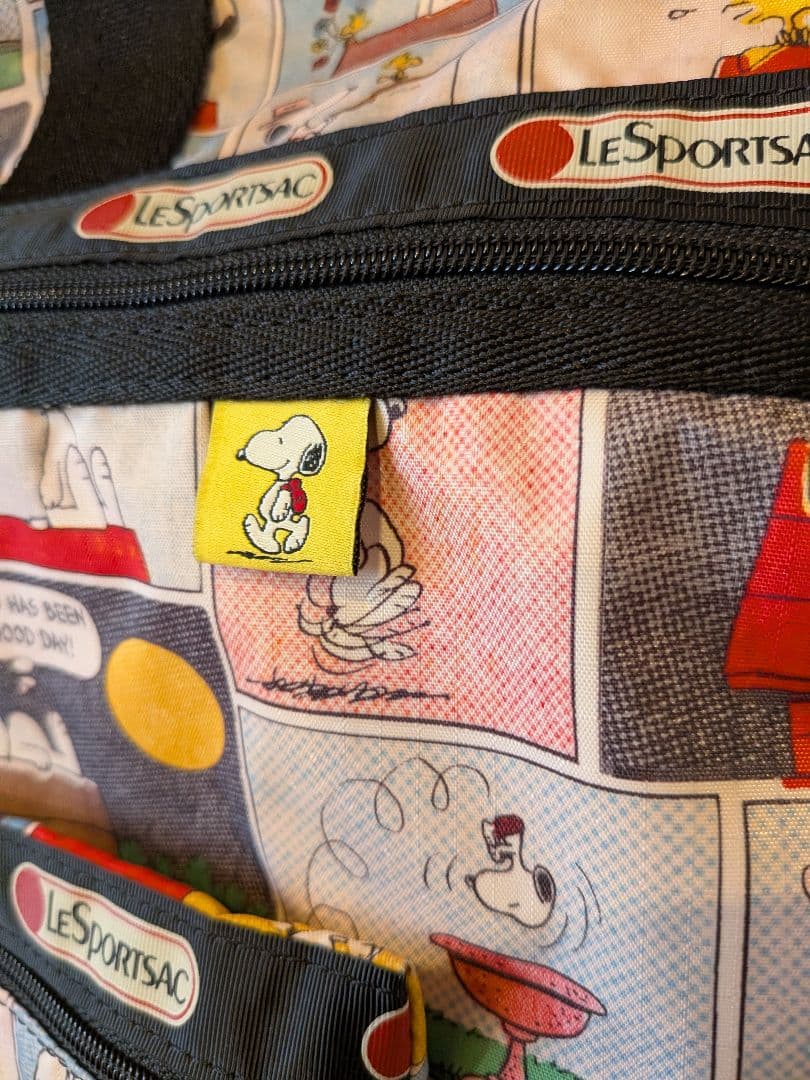 【未使用美品】2wayレスポートサック×スヌーピーボストンバッグ　ポーチ付き