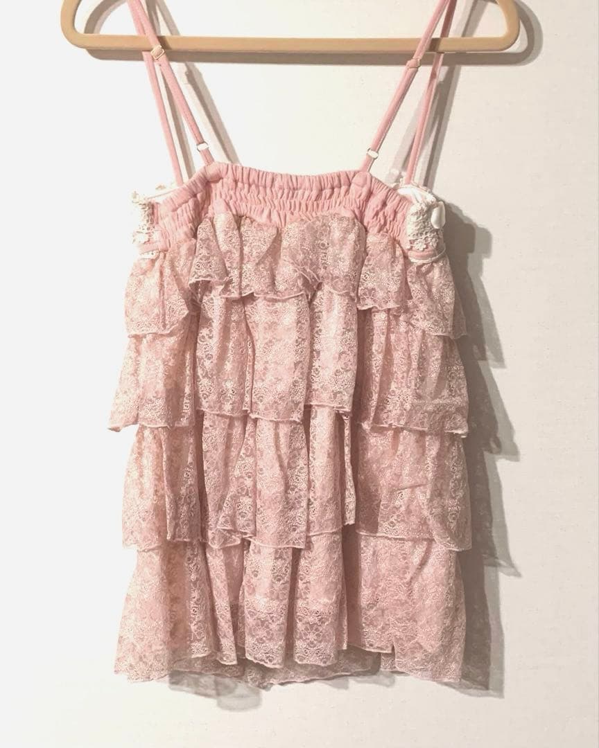 【新品・未使用】 LIZ LISA リズリサ キャミソール ピンク フリル