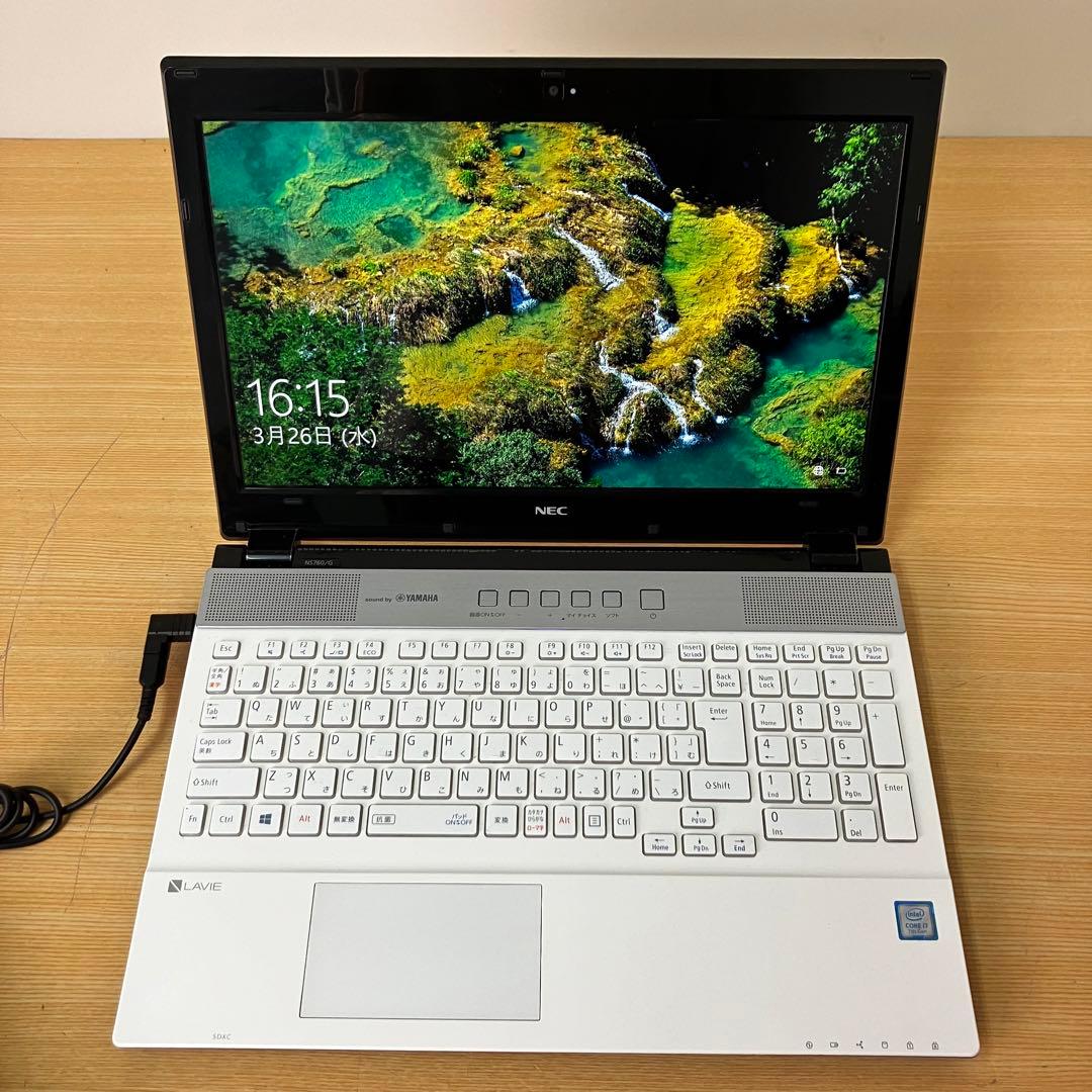NEC ノートパソコン PC-NS760GAW-J 訳あり
