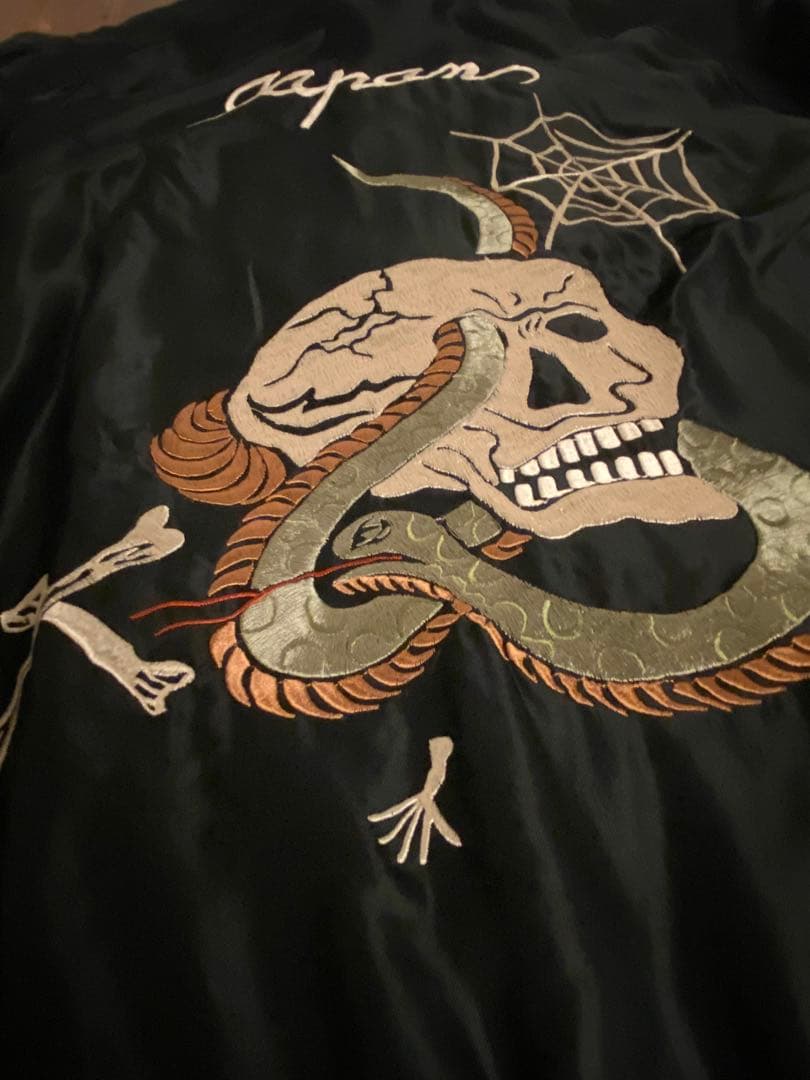 テーラー東洋　スカジャン　髑髏　龍　富士山　サイズM