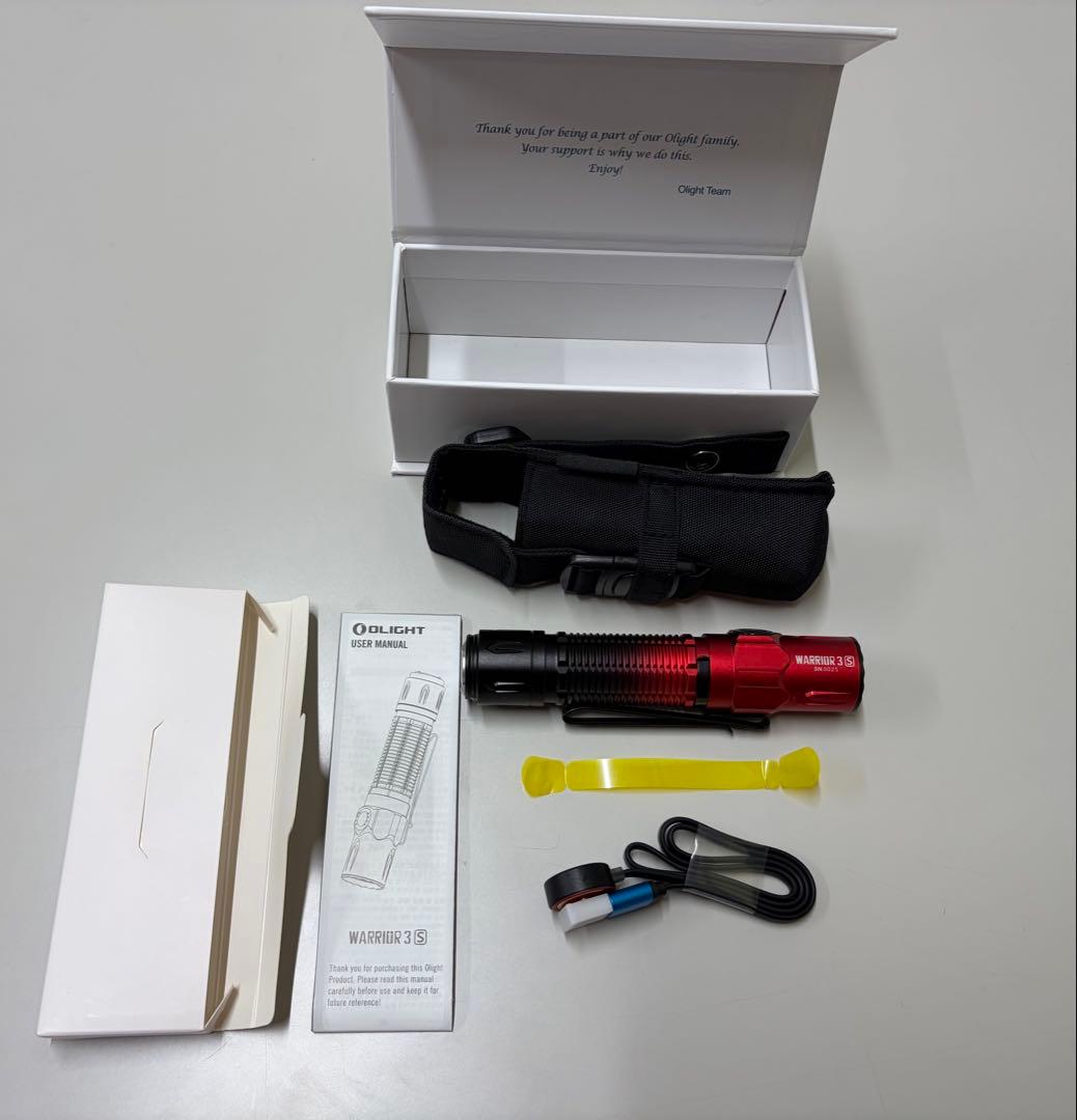 OLIGHT 「Warrior 3S」（スカーレットグラデーション限定版）正規品