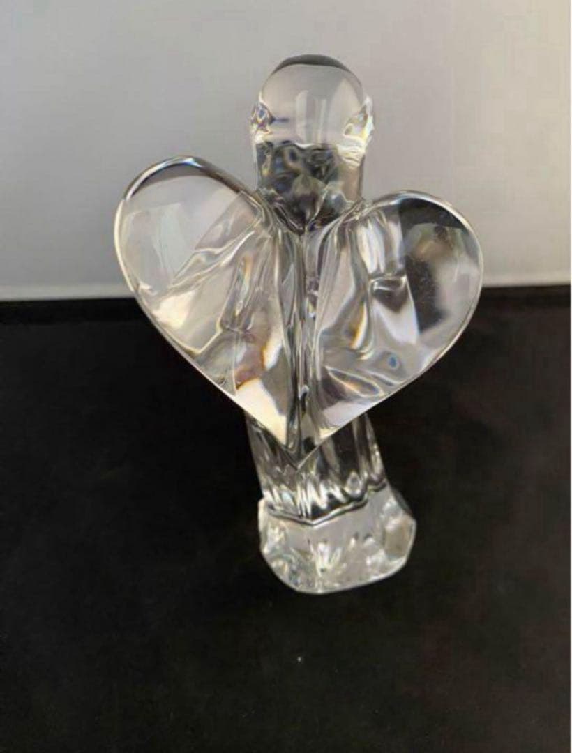 ざ*ー様 ❤️ Baccarat 笛を吹く　天使　オブジェ ❤️ クリスタル