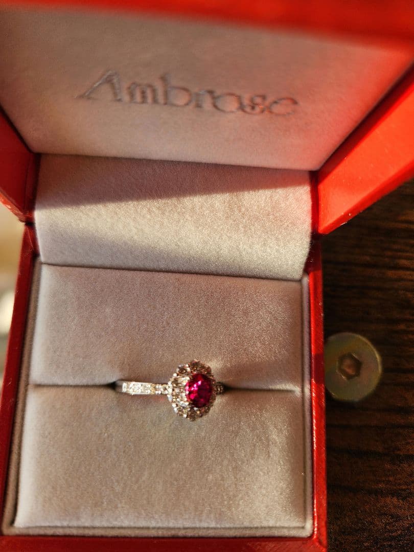 Ambrose ルビー ダイヤモンド リング
