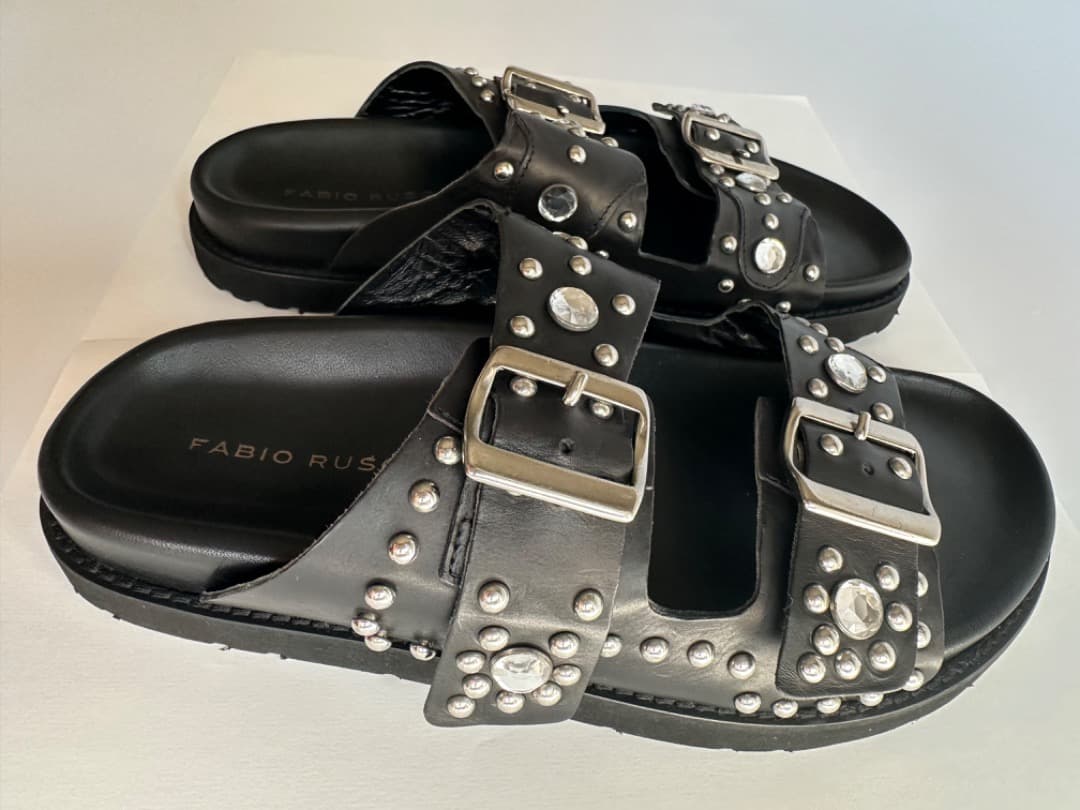 【新品】 FABIO RUSCONI ファビオルスコーニ スタッズサンダル