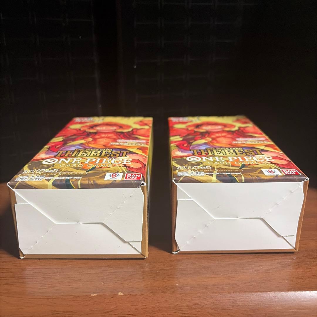ワンピース カード ゲーム THE BEST 新品未開封 テープなし2BOX