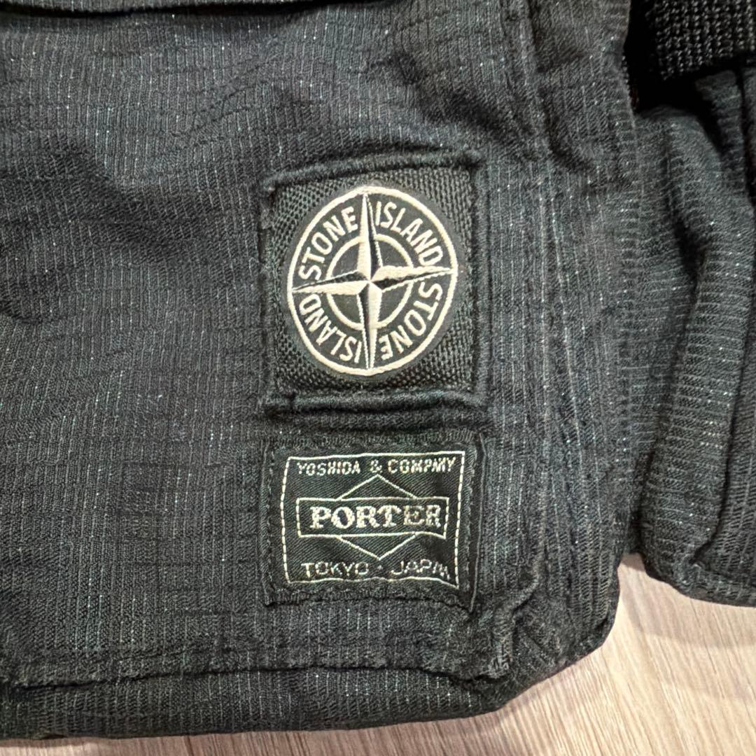 【希少】STONE  × PORTER ウエストバッグ ブラック