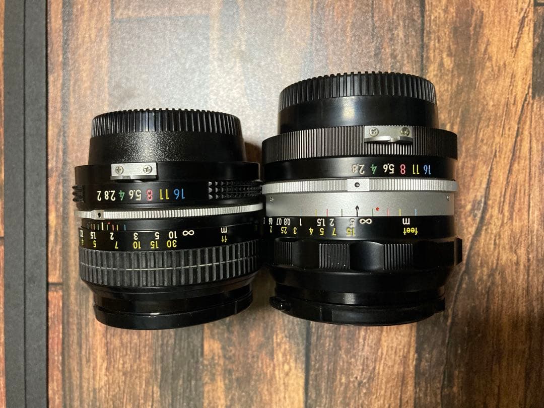 NIKKOR 50mm f/2 & 24mm f/2.8 レンズセット