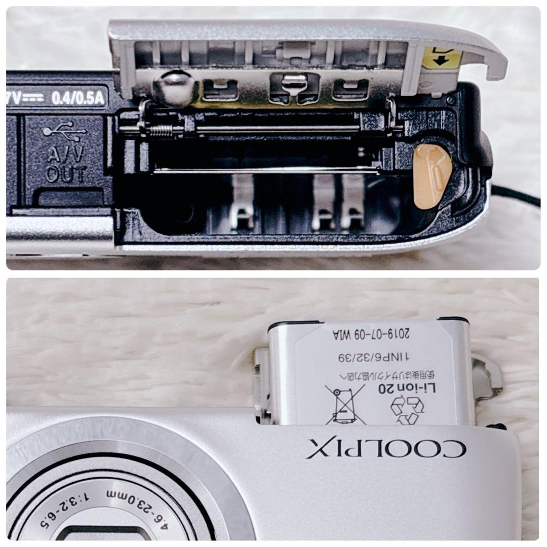 【極美品】Nikon COOLPIX A100 シルバー デジタルカメラ