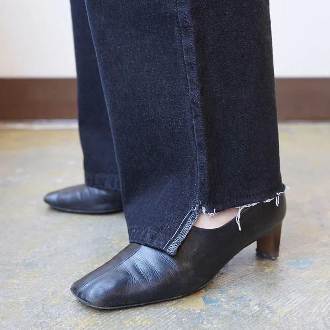 新品タグ付き⭐︎YENN(イェン) タックベルト デザイン パンツ　BLACK 黒