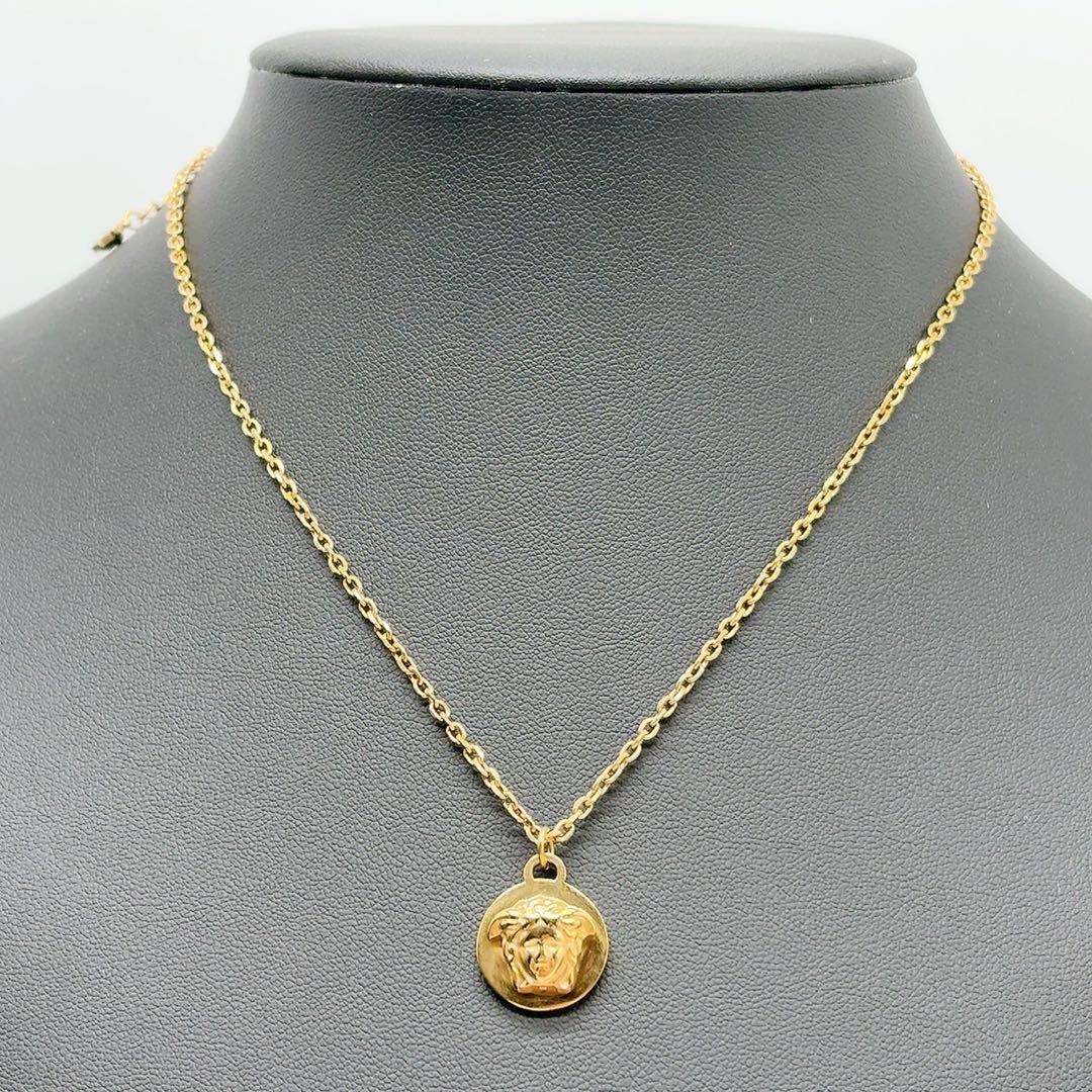 美品✨VERSACE ネックレス ゴールド メデューサ ラウンド チェーン
