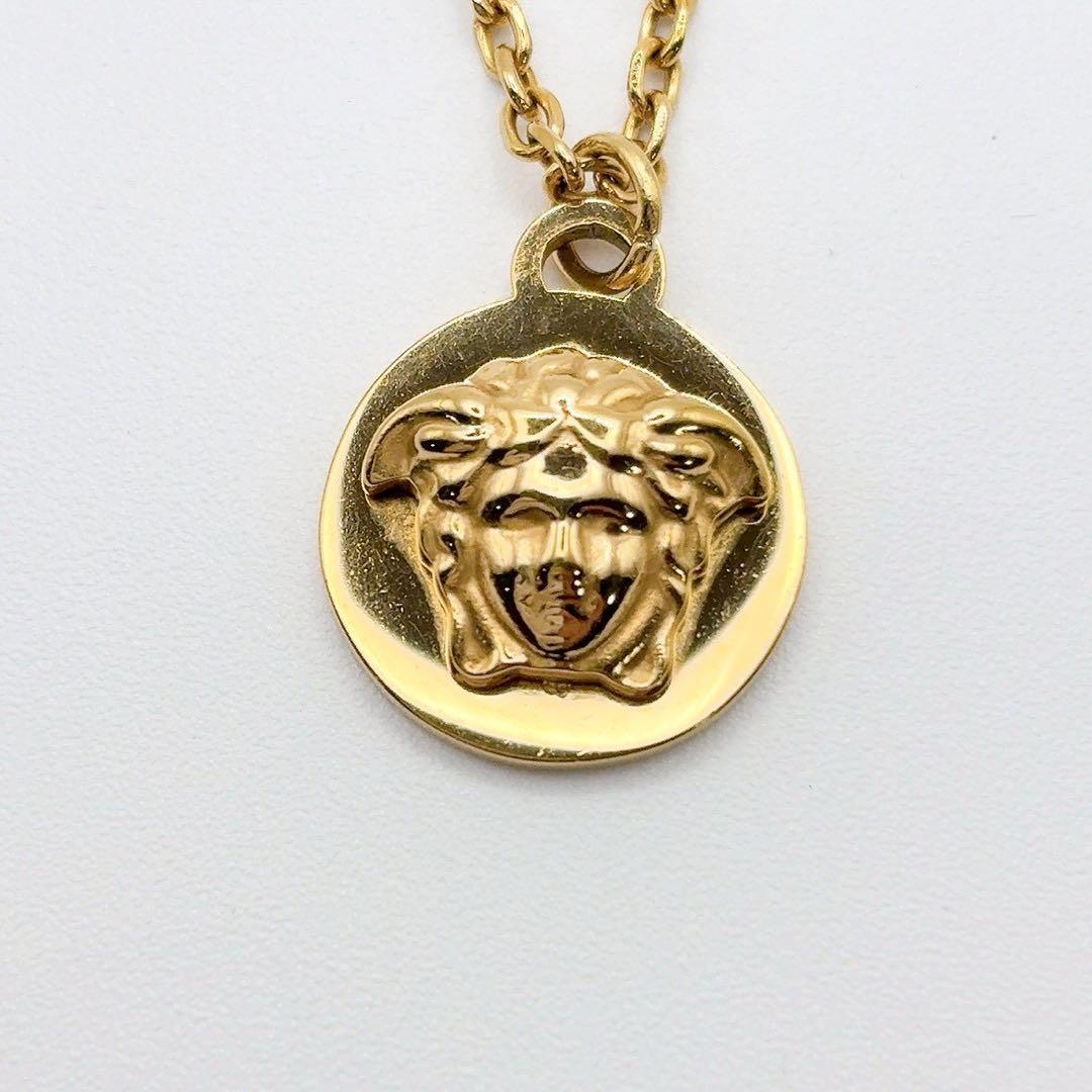 美品✨VERSACE ネックレス ゴールド メデューサ ラウンド チェーン