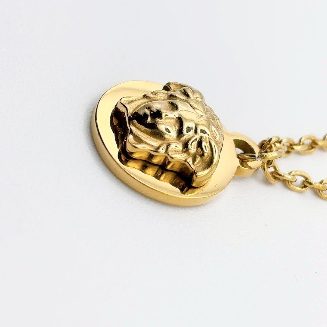 美品✨VERSACE ネックレス ゴールド メデューサ ラウンド チェーン