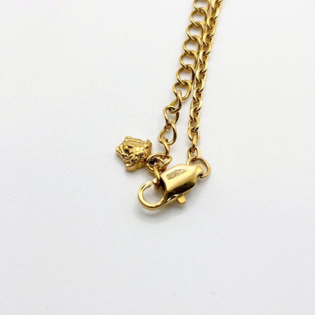美品✨VERSACE ネックレス ゴールド メデューサ ラウンド チェーン
