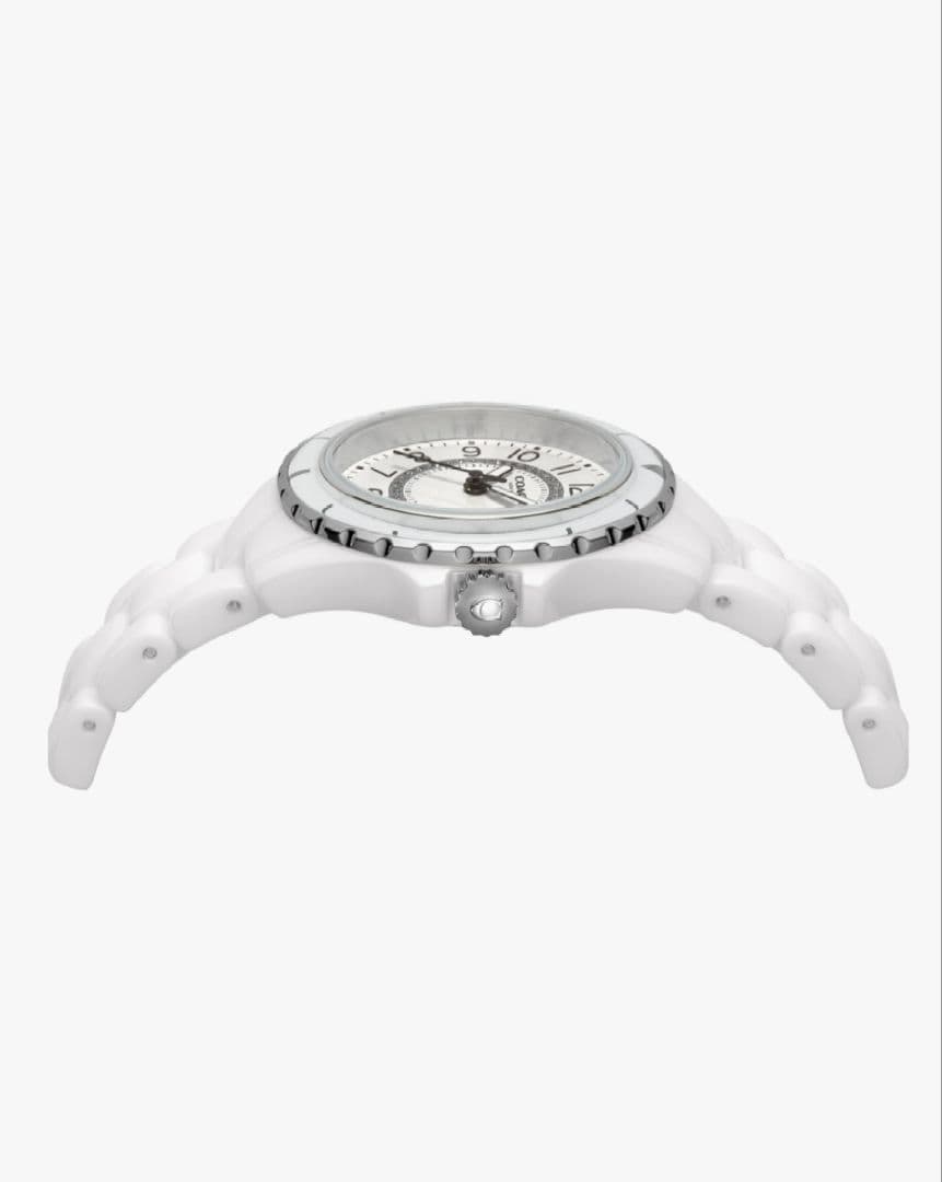 [コーチ] 腕時計 Preston 白文字盤 セラミックベルト 【正規輸入品】