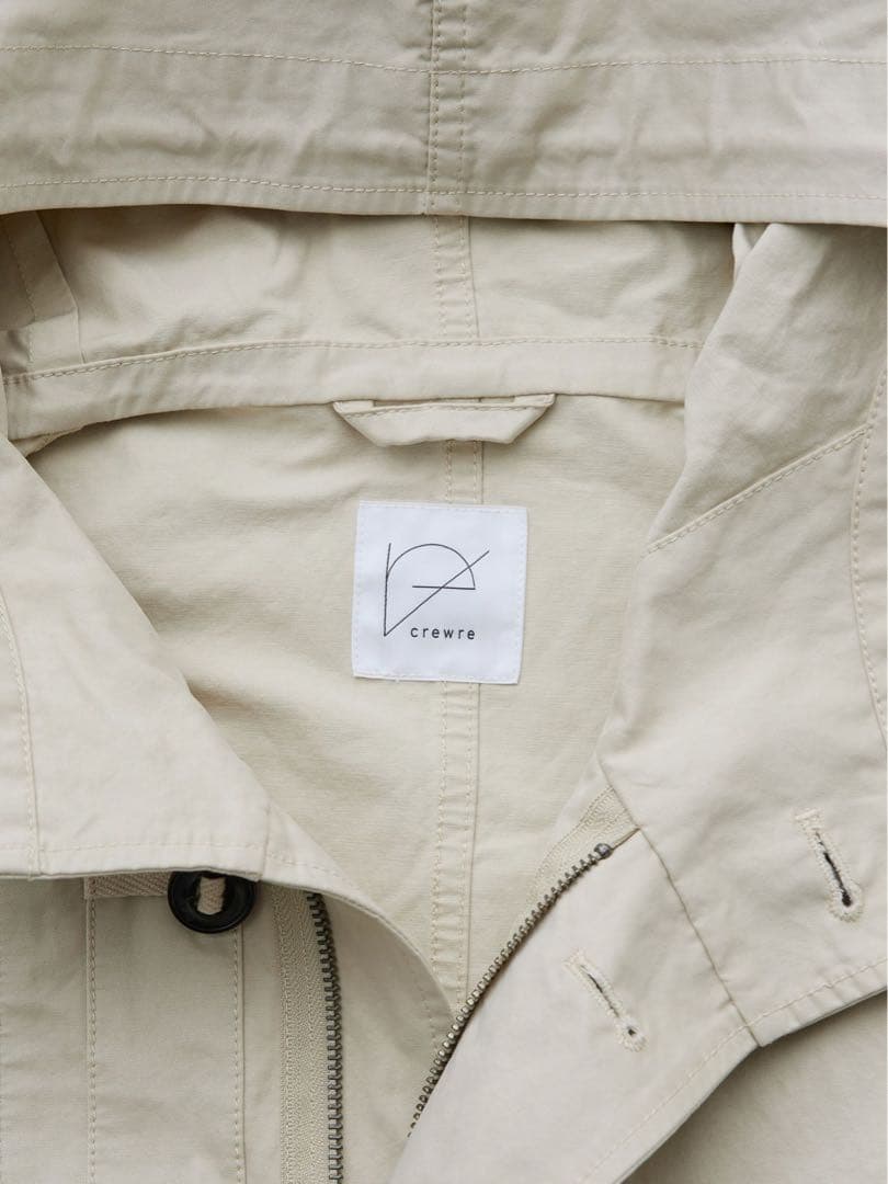 crewre ピーチスキンモッズコート ecru サイズ1