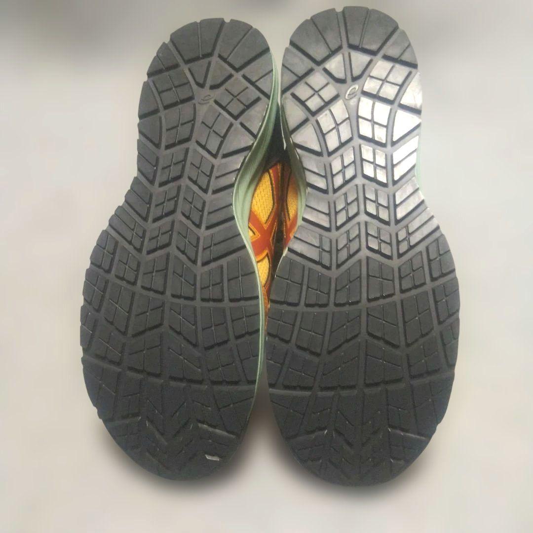 ASICS 安全靴 限定カラー タイガーイエロー×スパイスラテ