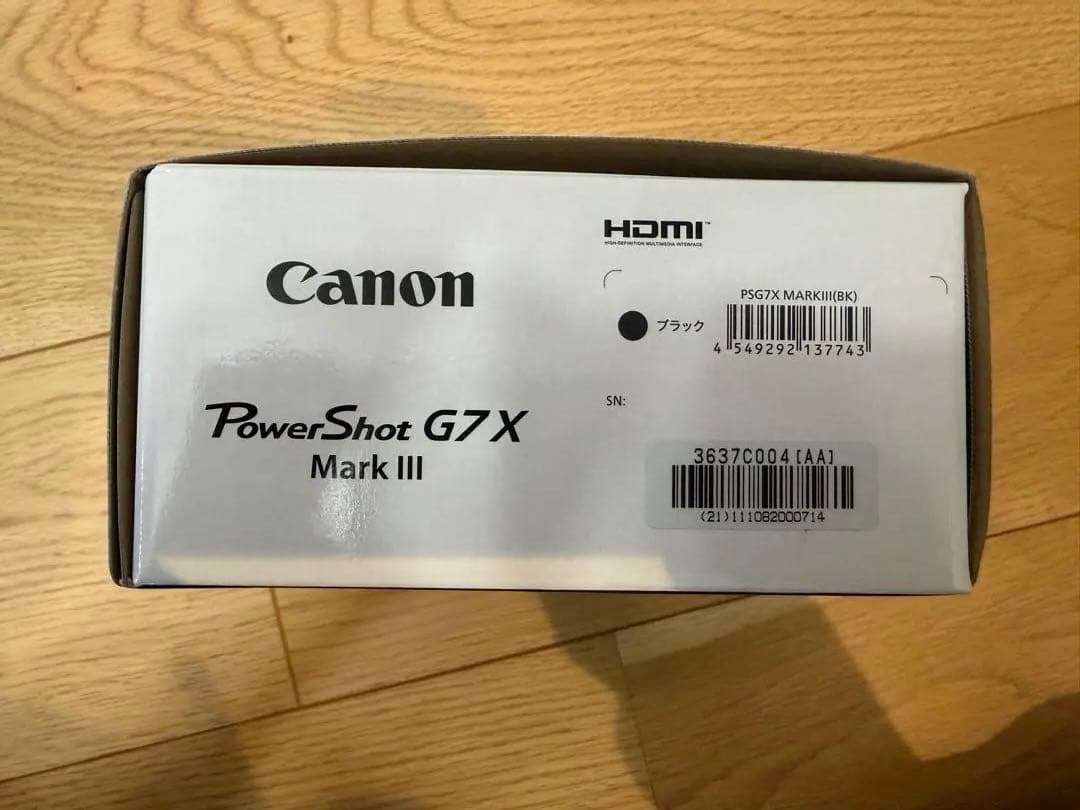 Canon PowerShot G7X Mark Ⅲ ブラック 新品未使用品