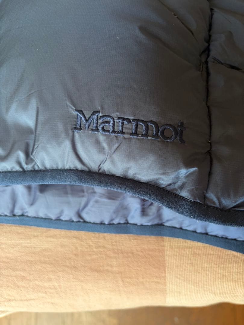 Marmot×BEAMS ダウンベスト M ネイビー マーモットビームス