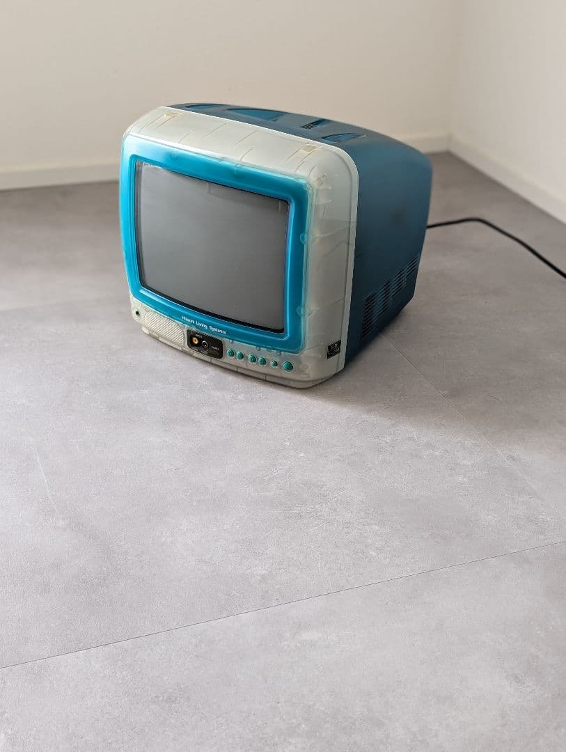 90's y2kデザイン HITACHI スケルトン TV ヴィンテージ