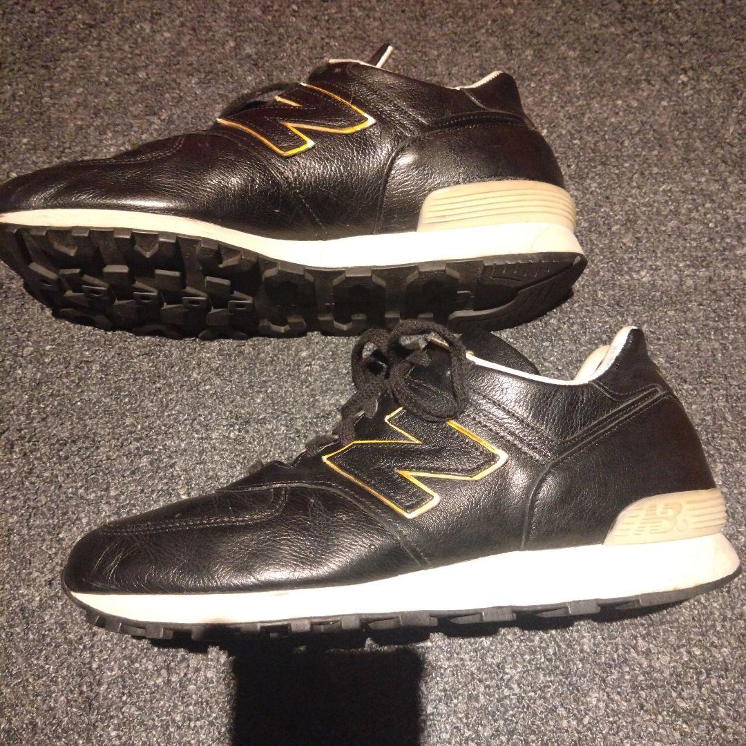 【貴重】New Balance LM576 UKブラック ゴールドロゴ LTD