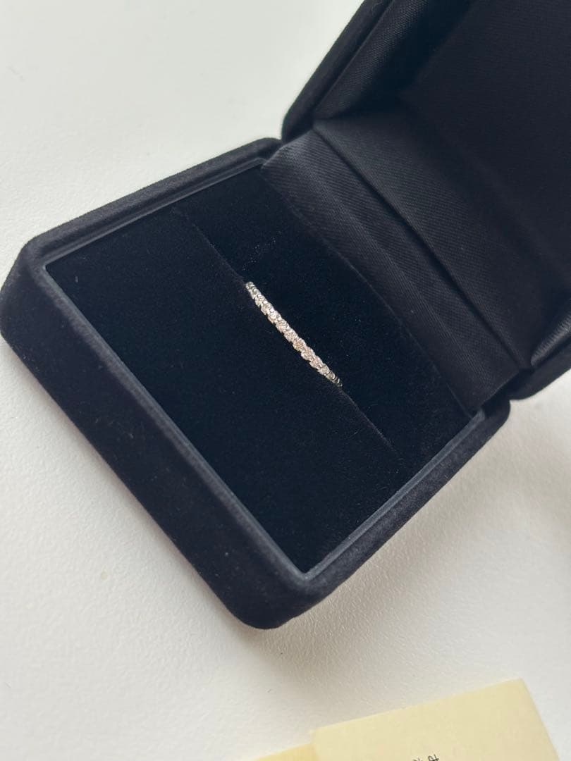 うさぎ様　アトリエSAWA ハーフエタニティリング K10 WG 10号